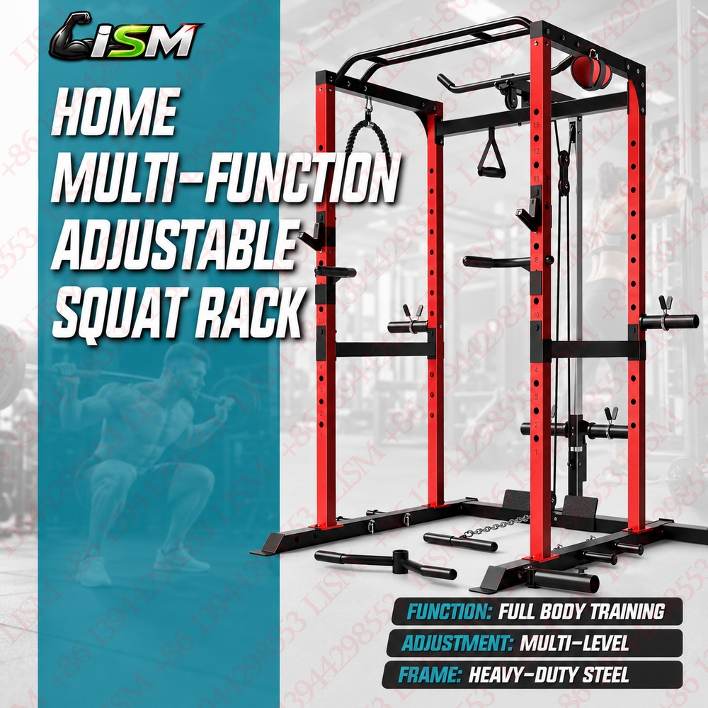 Heavy Equipment Training - S21 Power Cage Multi-Function Rack Adjustable