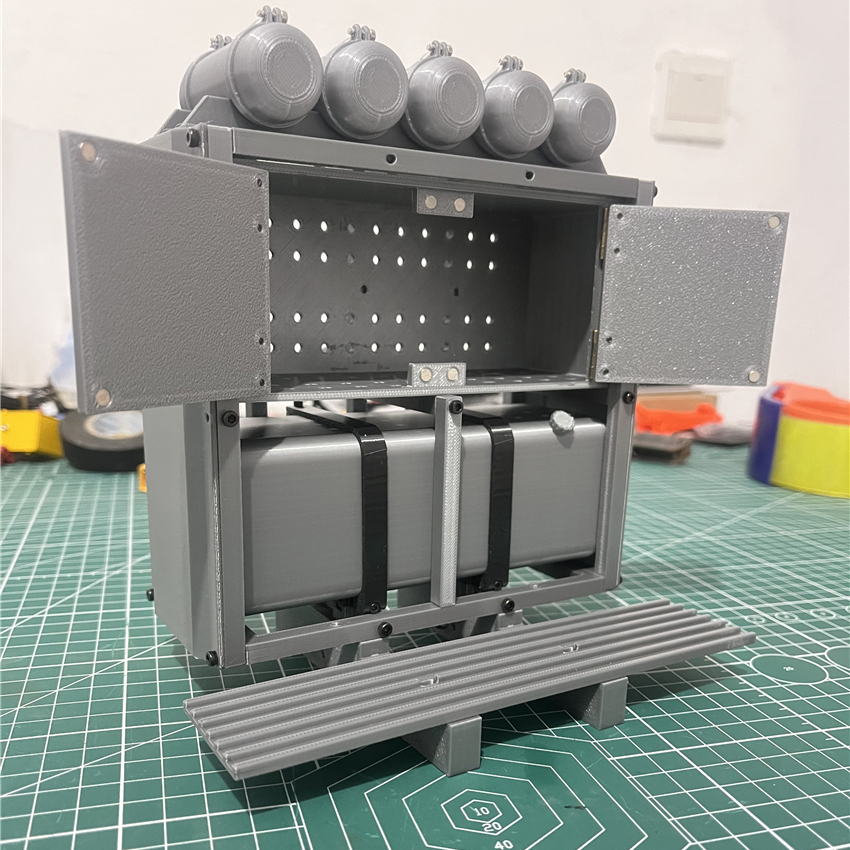 Dump Truck Heavy Equipment - 3D Printing Model Equipment Rack Simulated