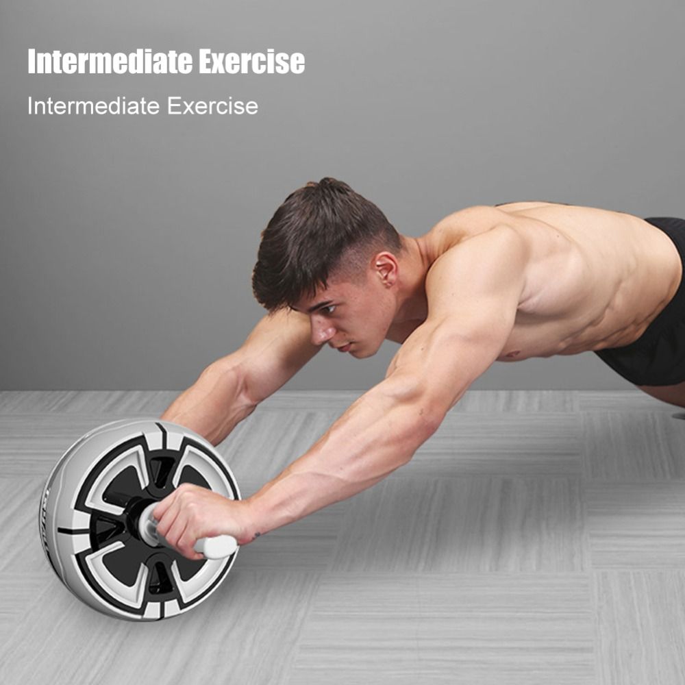 Heavy Equipment Training - Anti-Slip Abdominal Roller No Noise Wear-Resistant