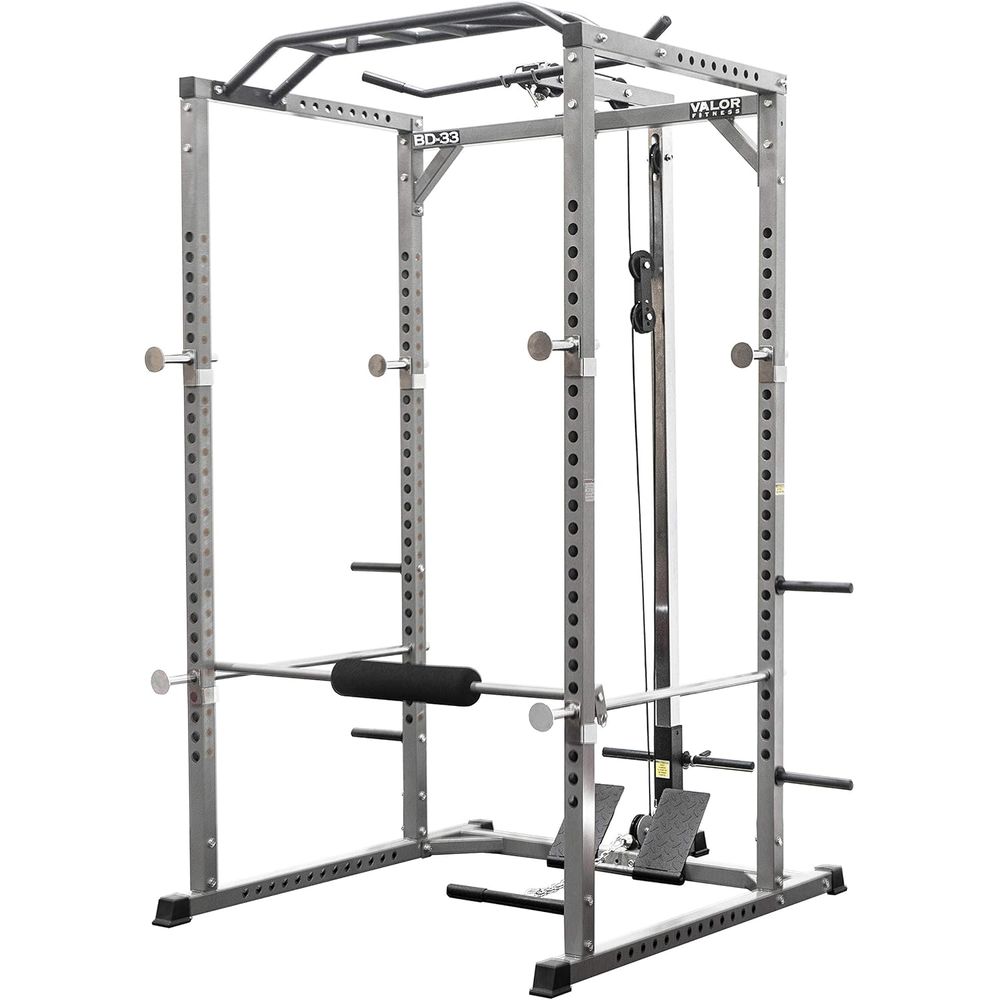Heavy Equipment Bundle - Heavy-Duty Squat Rack Combo with Power