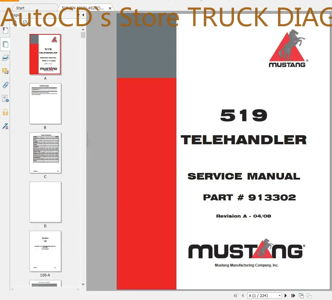 Heavy Equipment Pdf - AutoCD Mustang Machinery Heavy Equipment 4.14