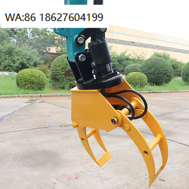 Mini Excavator - Mini Excavator Log Grapple Efficient Wooden