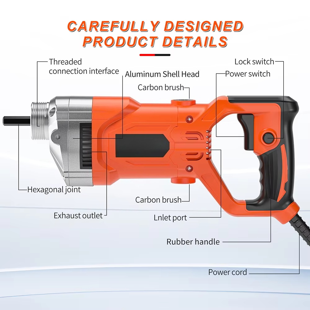 1300W Portable Handheld Variab - Concrete Screed Vibrator recensione e prezzo