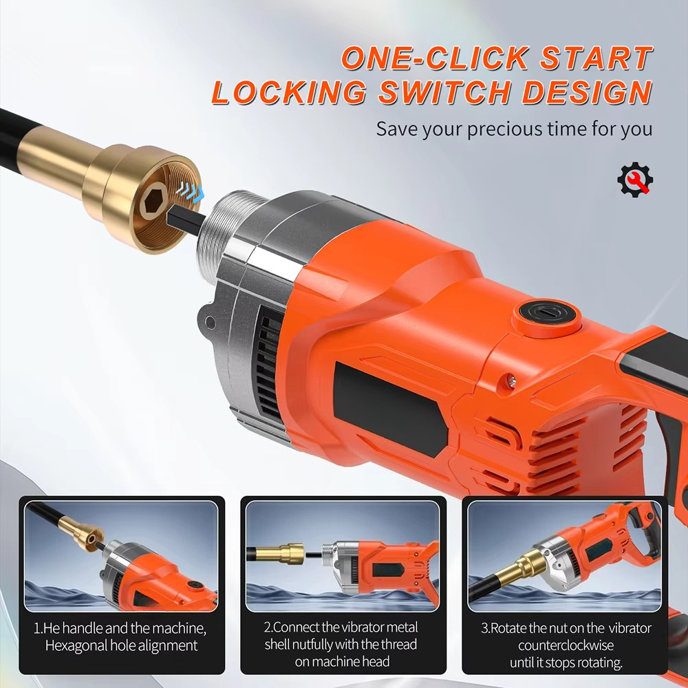 1300W Portable Handheld Variab - Concrete Screed Vibrator recensione e prezzo