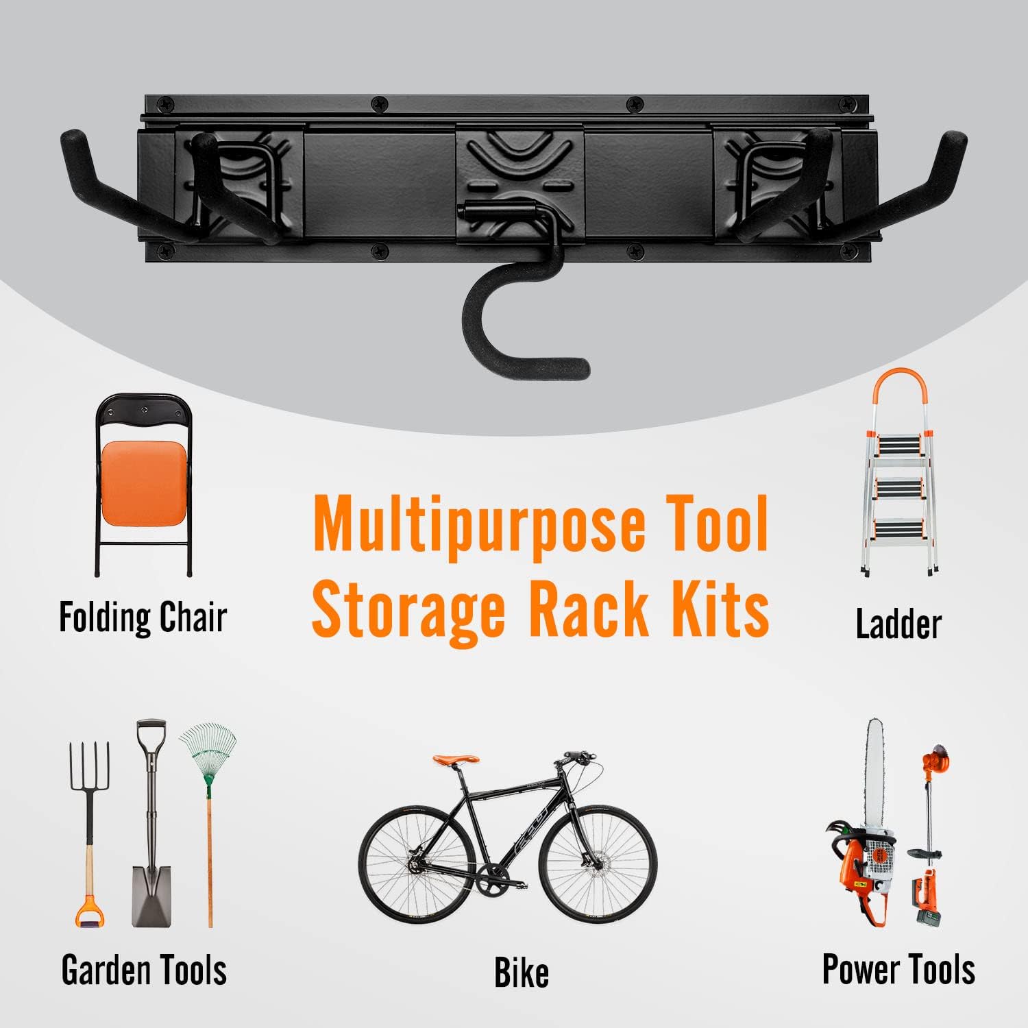 Garden Tool Storage Rack, 6 Mu - Heavy Equipment Landscaping recensione e prezzo