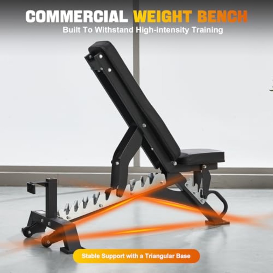 Adjustable Weight Bench Heavy  - Heavy Equipment Garage recensione e prezzo