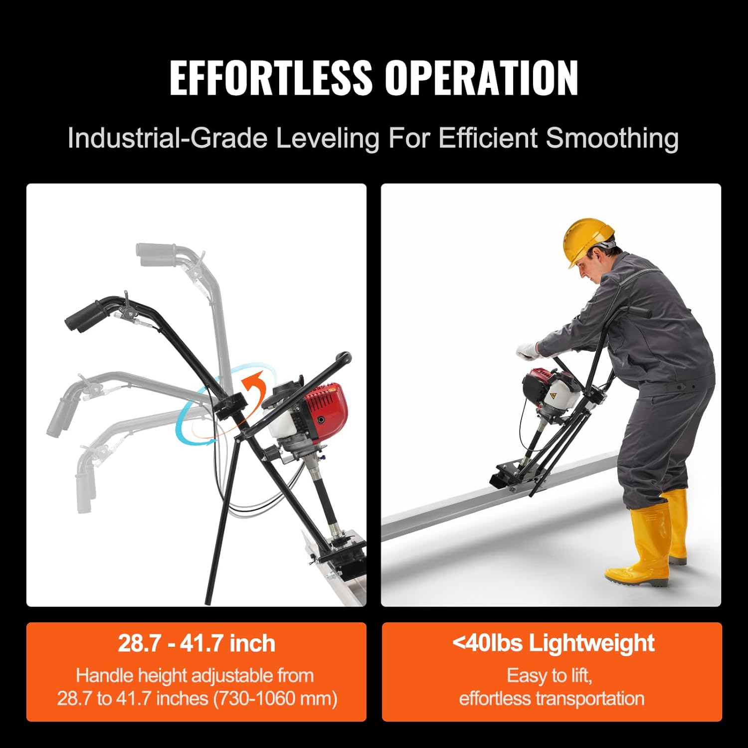 Concrete Power Screed, 6ft/8ft - Concrete Screed Vibrator recensione e prezzo
