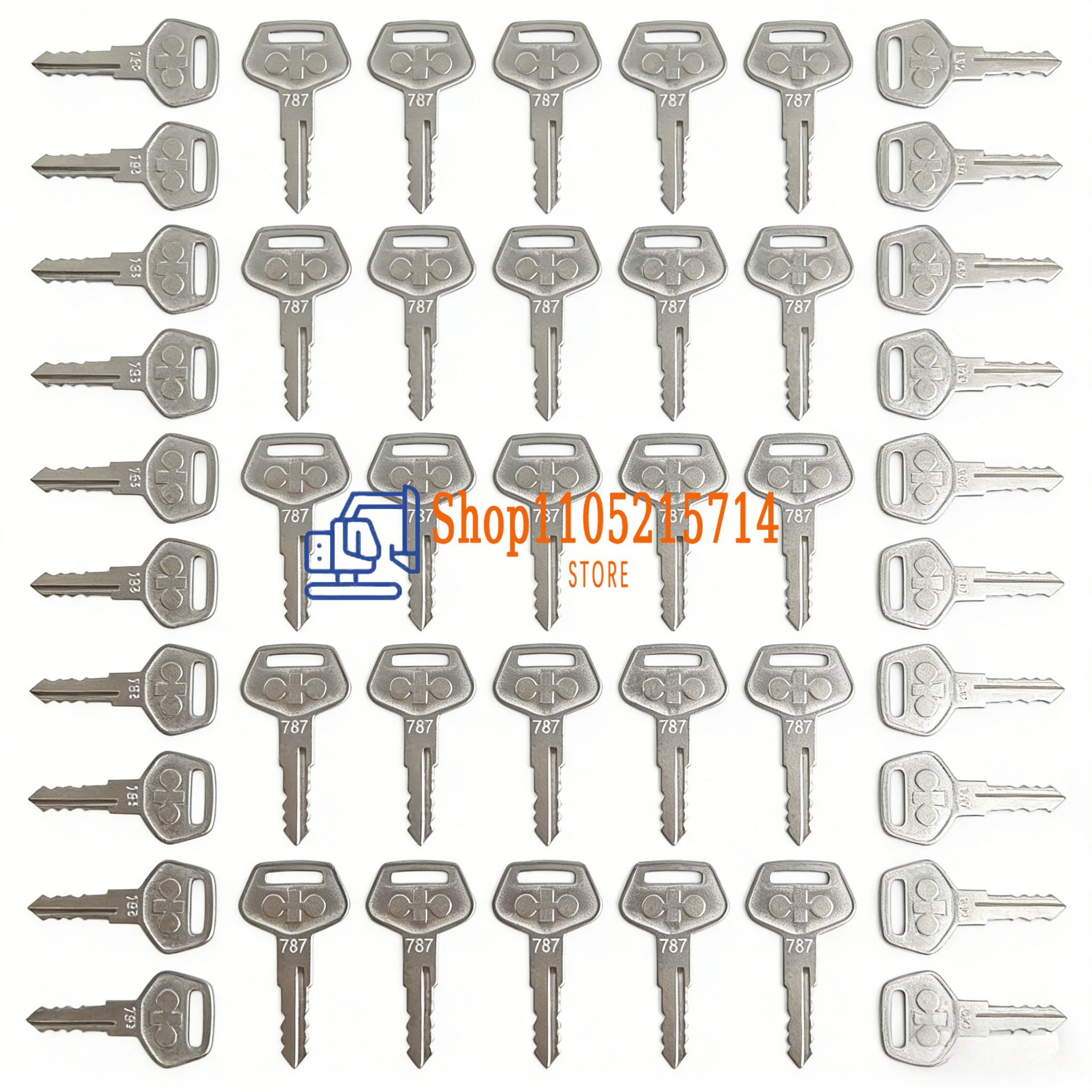 50PCS 787 Ignition Key for Kom - Heavy Equipment Komatsu recensione e prezzo