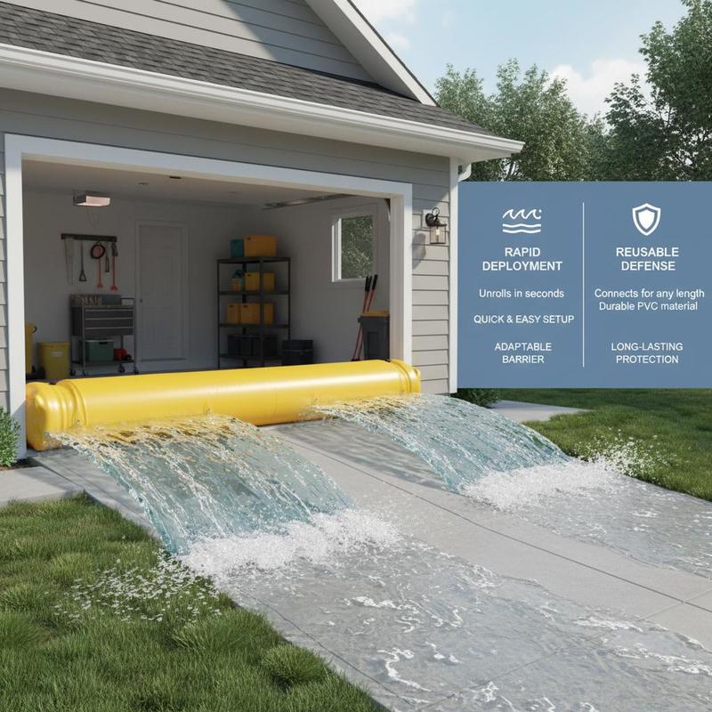 Flood Barrier 24 ft x 12 in Fo - Heavy Equipment Garage recensione e prezzo