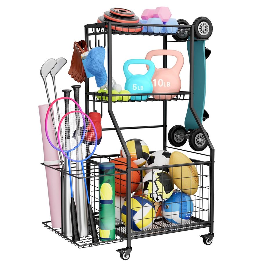 Sports Equipment Organizer, Ga - Heavy Equipment Garage recensione e prezzo