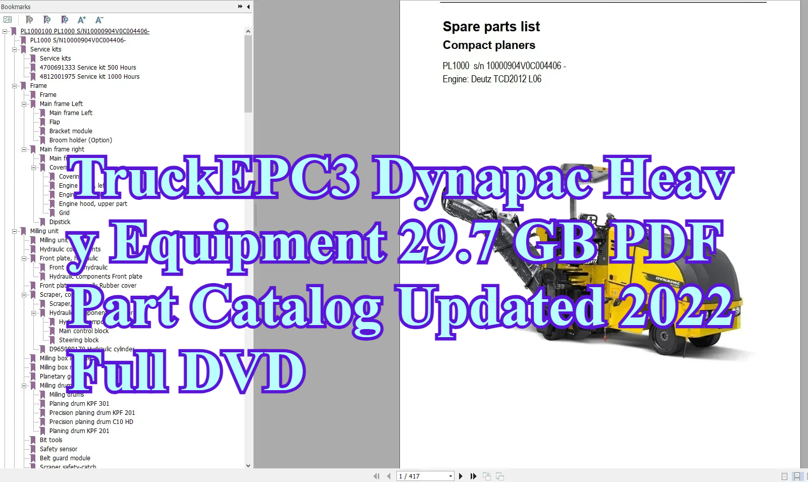 TruckEPC3 Dynapac Heavy Equipm - Heavy Equipment Pdf recensione e prezzo