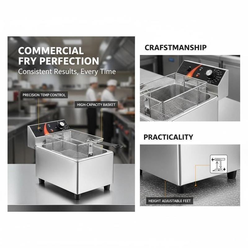 Tabletop Frying Machine 12Qt / - Heavy Equipment In recensione e prezzo