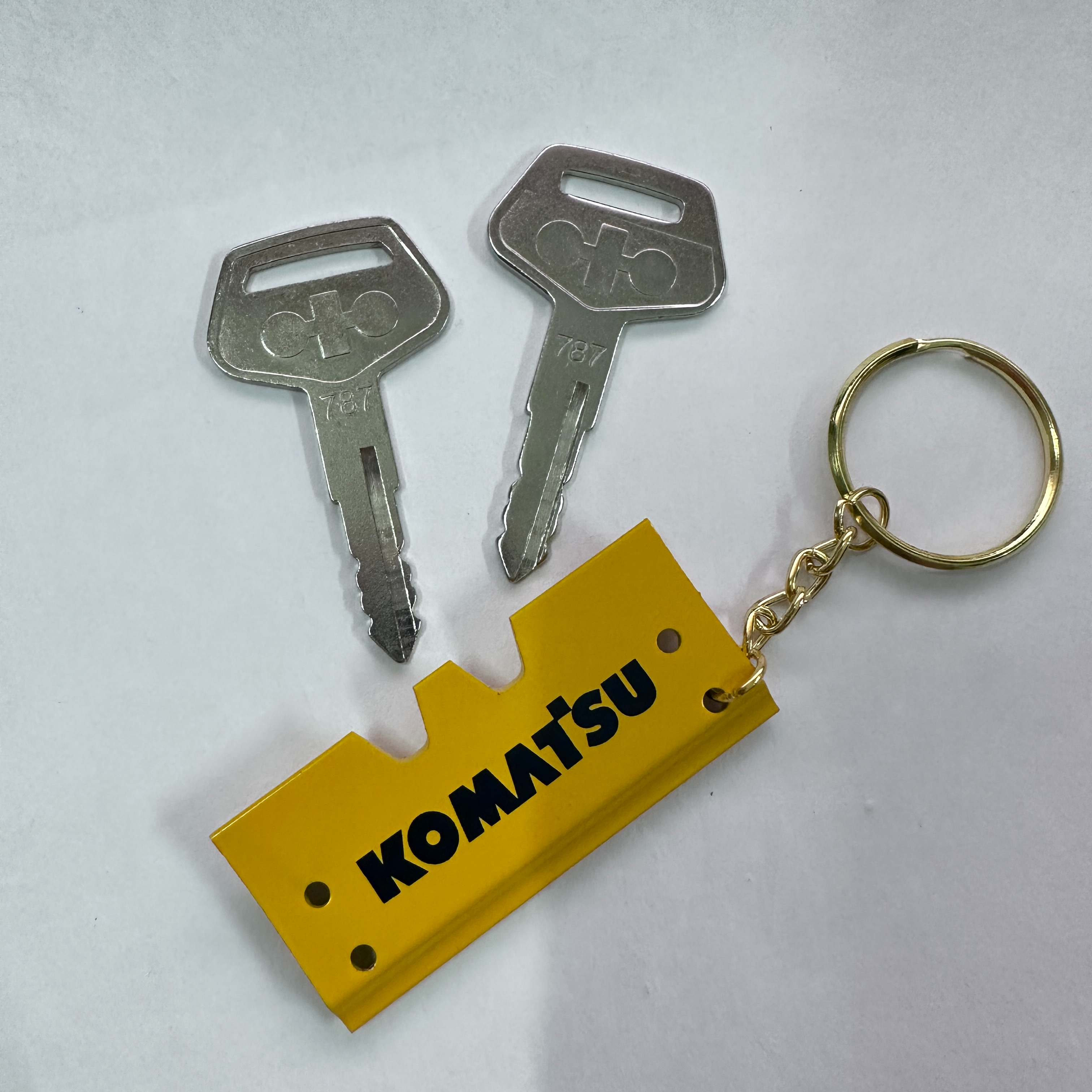 F0001 For komatsu Keychain PC- - Heavy Equipment Komatsu recensione e prezzo