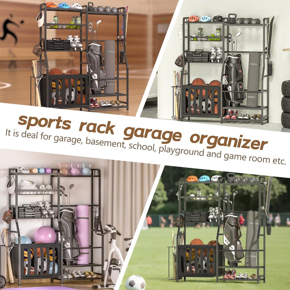 Garage Sports Equipment Organi - Heavy Equipment Garage recensione e prezzo