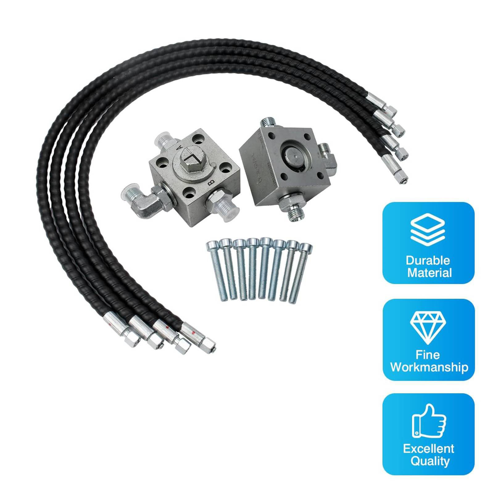 2Pcs 3 Way Diverter Valve for  - Mini Excavator recensione e prezzo