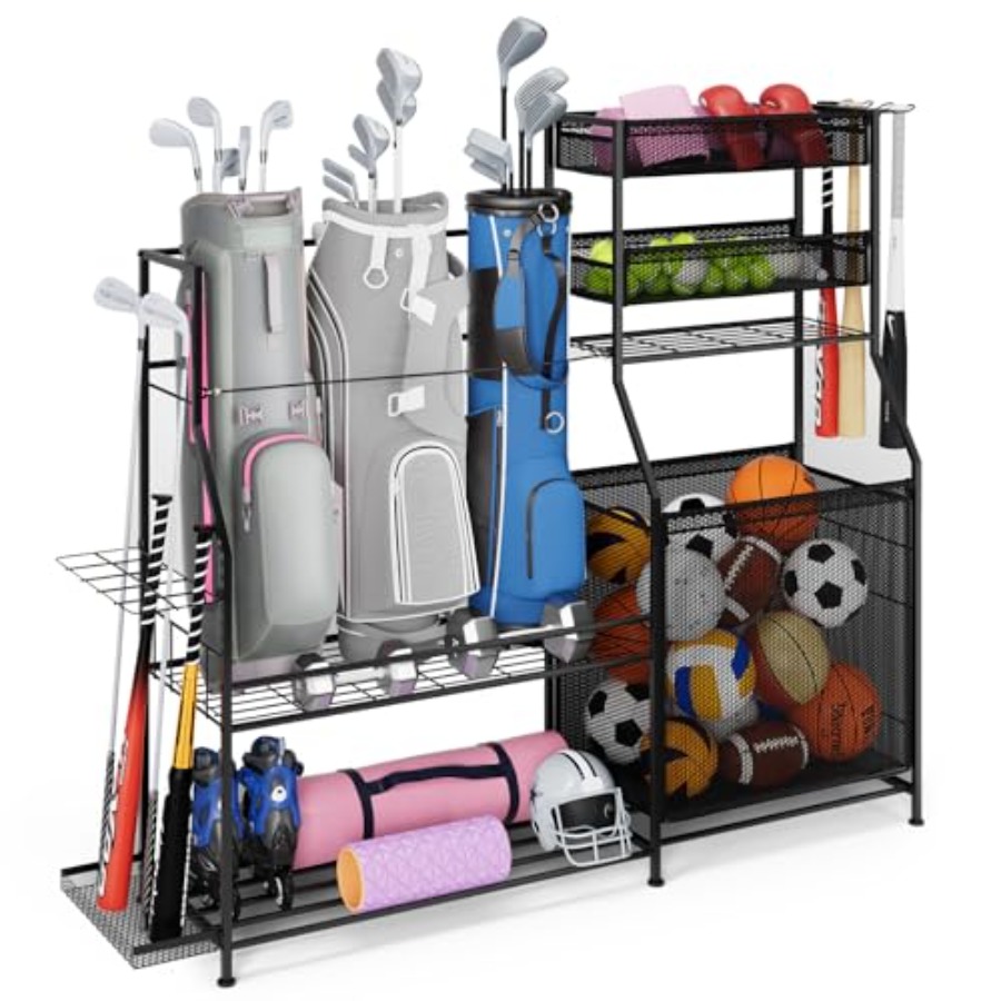 Garage Sports Equipment Organi - Heavy Equipment Garage recensione e prezzo