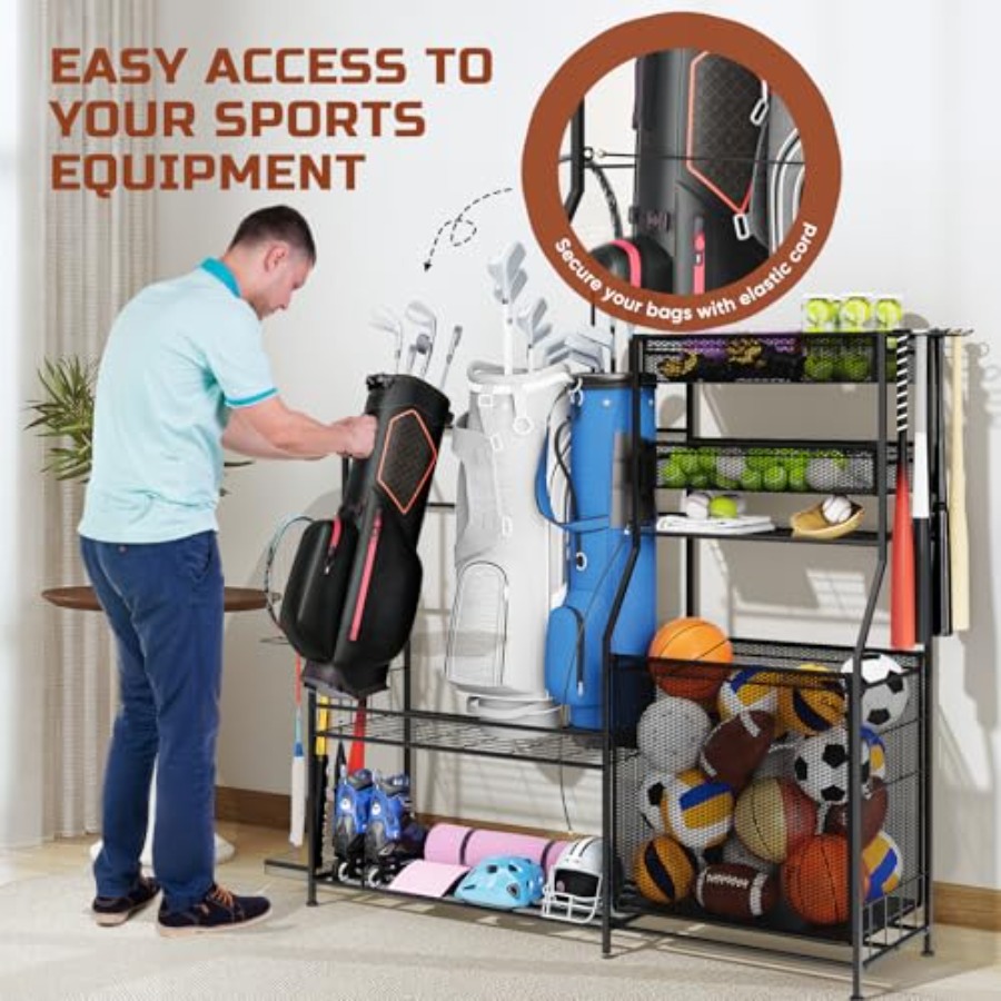 Garage Sports Equipment Organi - Heavy Equipment Garage recensione e prezzo
