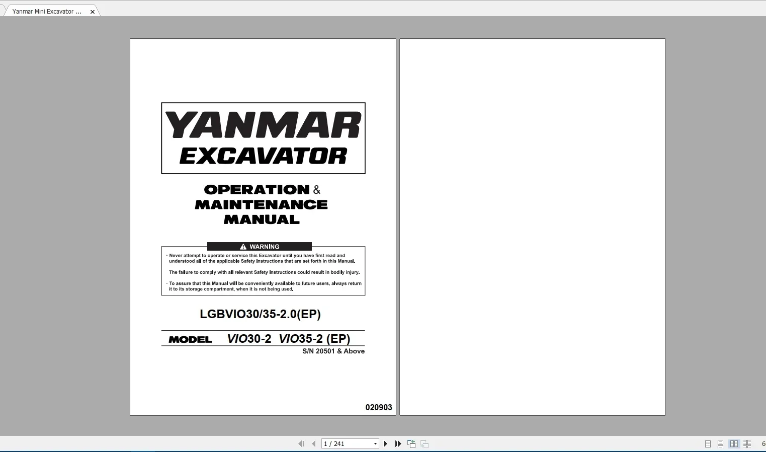 SpecDiag Yanmar Heavy Equipmen - Heavy Equipment Pdf recensione e prezzo