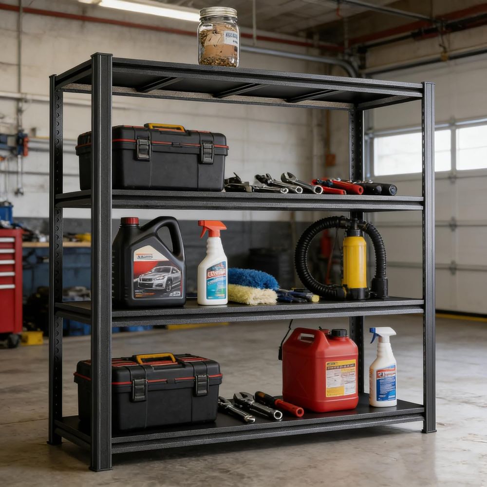Adjustable Heavy-Duty Metal Ga - Heavy Equipment Garage recensione e prezzo