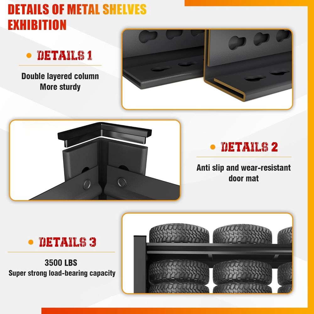Adjustable Heavy-Duty Metal Ga - Heavy Equipment Garage recensione e prezzo